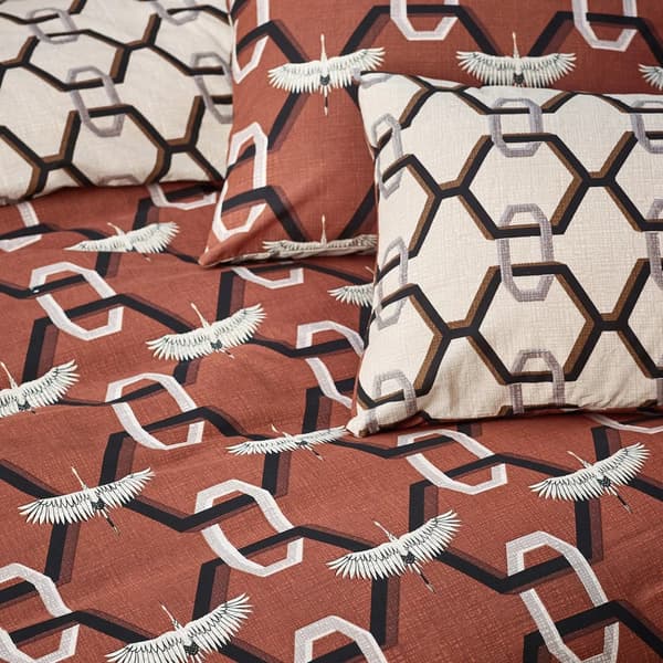 Furn Avalon Geometrisk Påslakanset Dubbel Tegel Brick Double