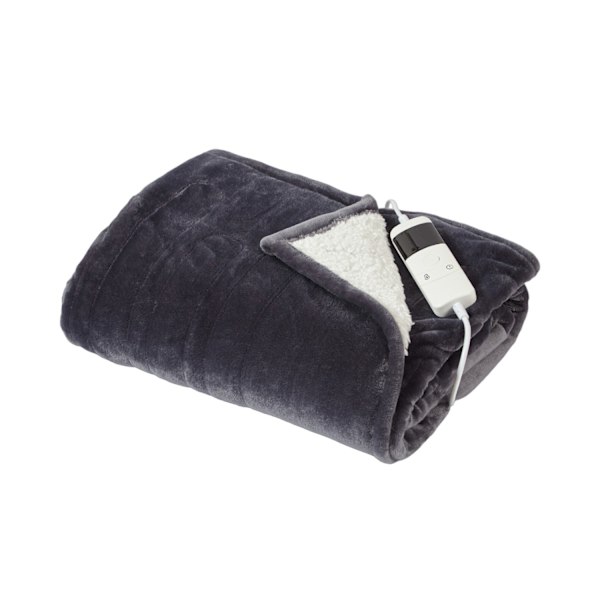 Ribbon Elektrisk filt En storlek Grå Grey One Size