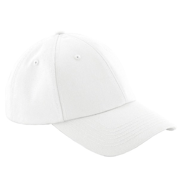Cap Unisex Authentic 6-panels basebollkeps One Size Solid Solid White One Size