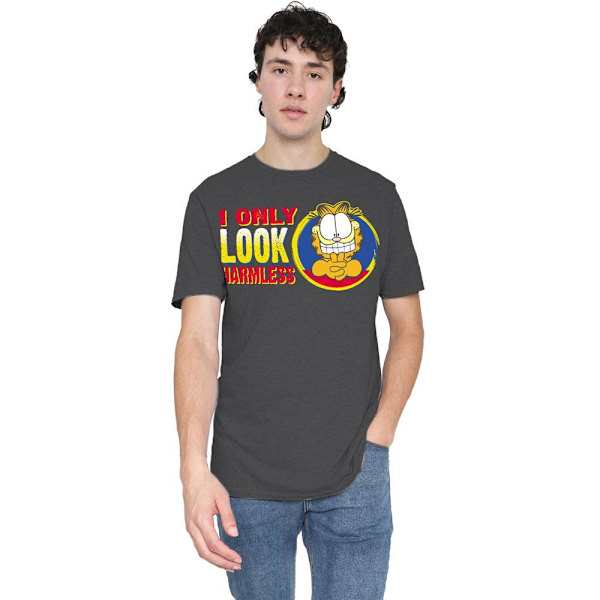 Garfield Unisex Vuxen Jag Ser Bara Oskyldig Ut T-Shirt XL Kolgrå Charcoal XL