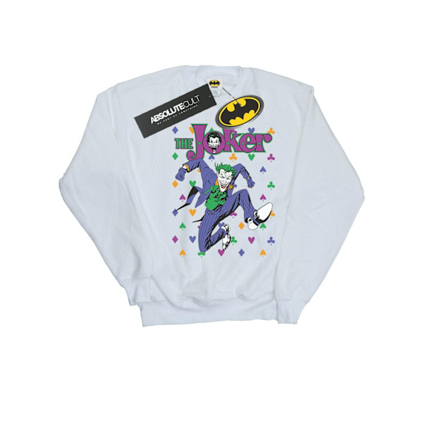 DC Comics Herr Batman Joker Cards Jump Sweatshirt XXL Vit White XXL