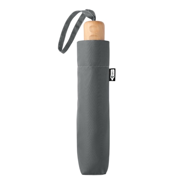 MidOcean Tralee RPET Hopfällbart Paraply One Size Grå Grey One Size