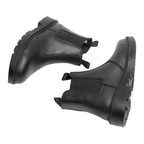 Grafters Mens Grinder Säkerhet Twin Gusset Läderhandlare Boots 1 Black 11 UK