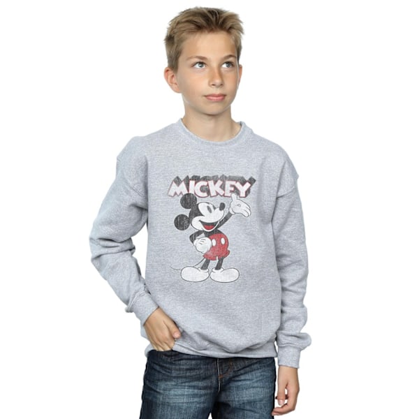 Disney Boys Mickey Mouse Presents Sweatshirt 7-8 år Sports G Sports Grey 7-8 Years