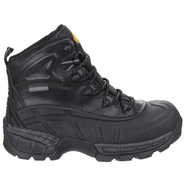 Amblers Mens FS430 Orca S3 Vattentäta Lädersäkerhetskängor 14 U Black 14 UK