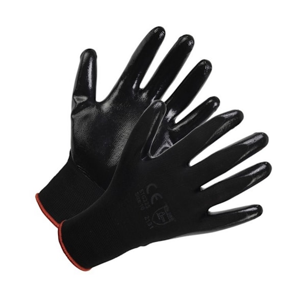 Glenwear Lätta Nitrilhandskar (10-pack) XL Svart Black XL