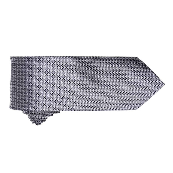 Premier Herr Puppy Tooth Formell Arbetslips En Storlek Silver Silver One Size
