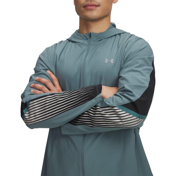 Under Armour Herr Storm Regular Full Zip Hoodie M Blå Blue M