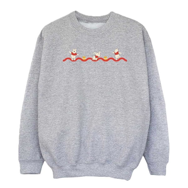 Disney Girls Winnie The Pooh Hunny Line Sweatshirt 3-4 År Sp Sports Grey 3-4 Years