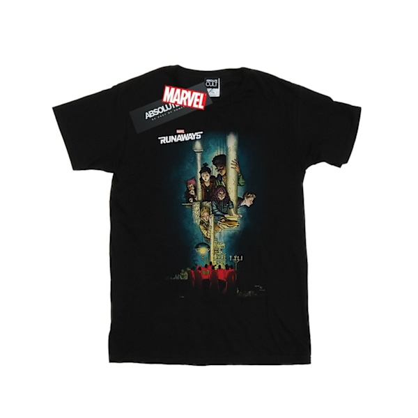 Marvel Womens/Ladies Runaways Poster Cotton Boyfriend T-Shirt X Black XXL