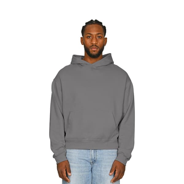 Casual Classics Herr Boxy Ringspun Bomull Oversized Hoodie S St Stone S