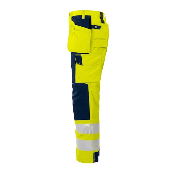 Projob Herr High-Vis Byxor 34T Gul/Marinblå Yellow/Navy 34T