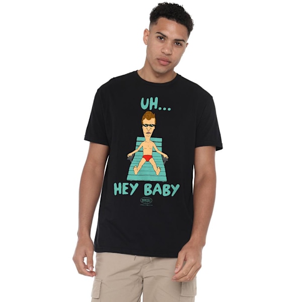 Beavis & Butthead Herr Uh Hey Baby T-Shirt L Svart Black L