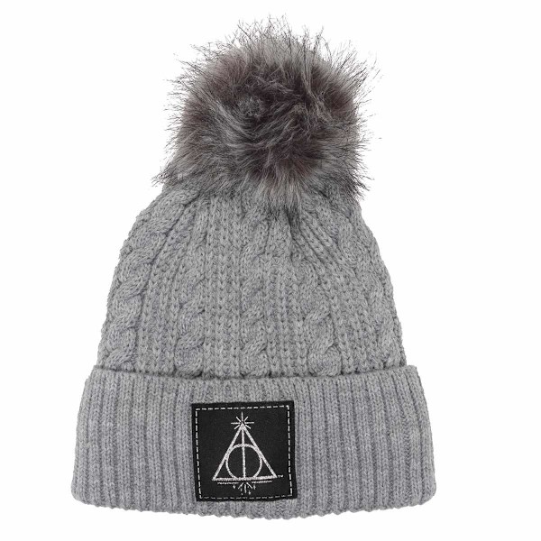 Harry Potter Unisex Vuxen Dödsreliker Mössa En Storlek Grå Grey One Size