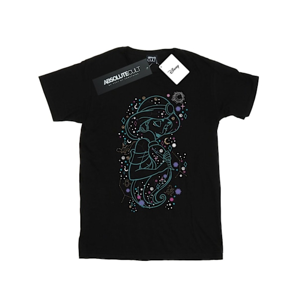 Disney Herr Aladdin Prinsessan Jasmine Skriven I Stjärnorna T-shirt Black 4XL