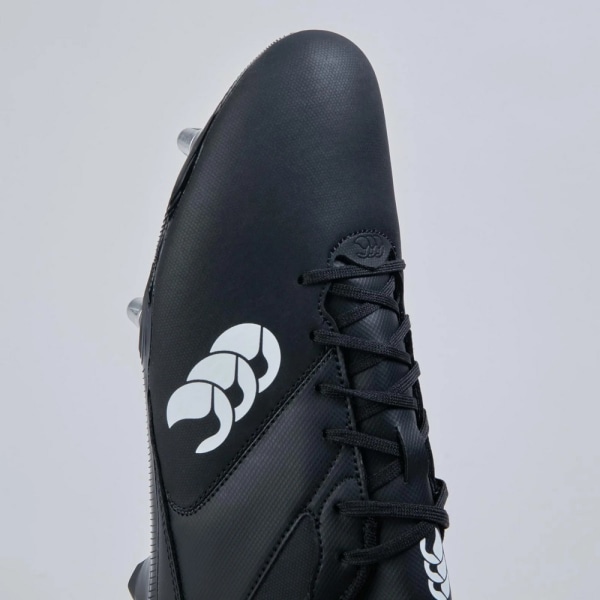 Canterbury Mens Phoenix Raze 2023 Soft Ground Rugby Boots 7 UK Black/White 7 UK