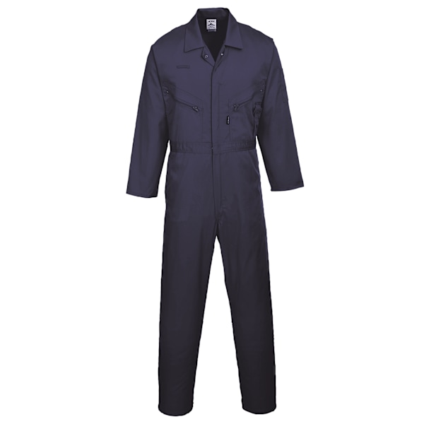 Portwest Herr Liverpool-zip Arbetskläder Overall (2-pack) Medium Navy Medium x Regular