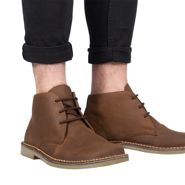 Roamers herr Waxy läder Fulfit ökenkängor 9 UK brun Brown 9 UK