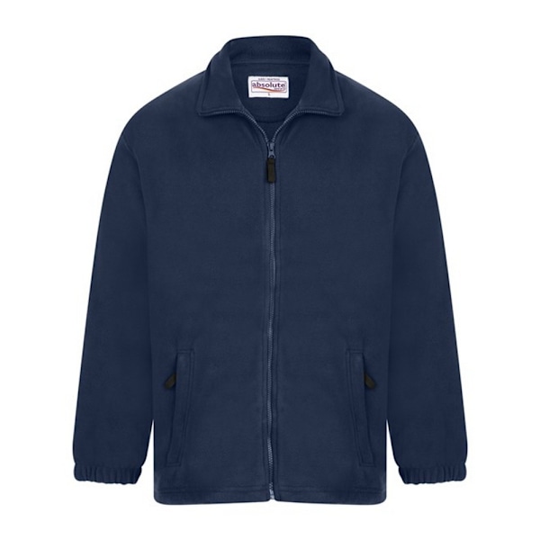 Absolute Apparel Heritage Full Zip Fleece M Marinblå Navy M
