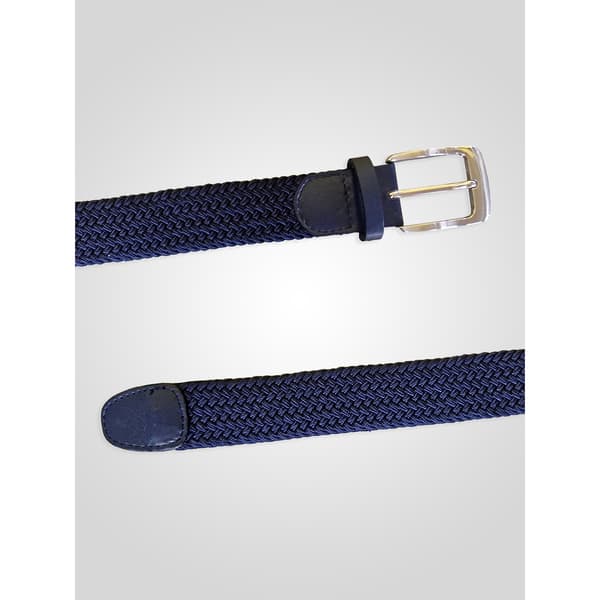 D555 Herr Dani Stretch Flätad Bälte L/XL Marinblå Navy L/XL
