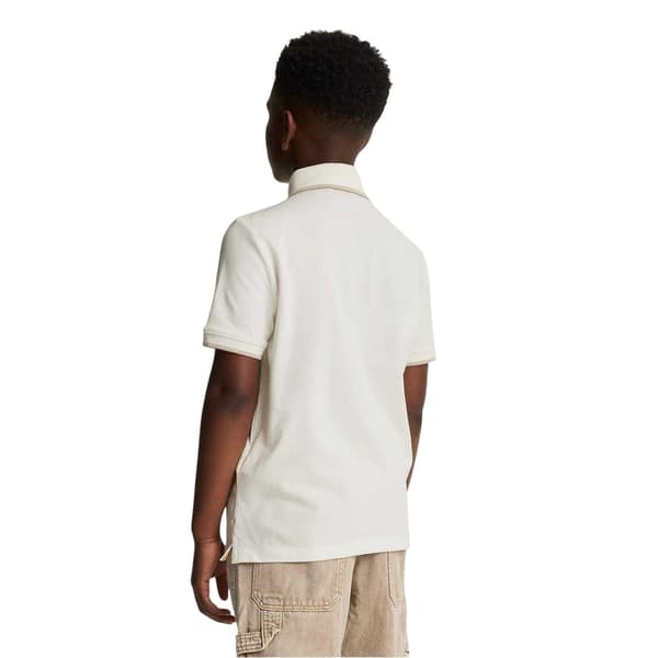 Lyle & Scott Barn/Kids Regular Pikétröja 15-16 År Kritvit Chalk 15-16 Years