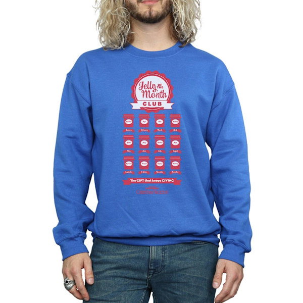 National Lampoon's Christmas Vacation Herr Jelly Club Sweatshirt Royal Blue M