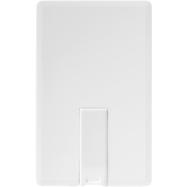 Bullet Slim Card USB Stick (Pack med 2) 2GB Vit White 2GB