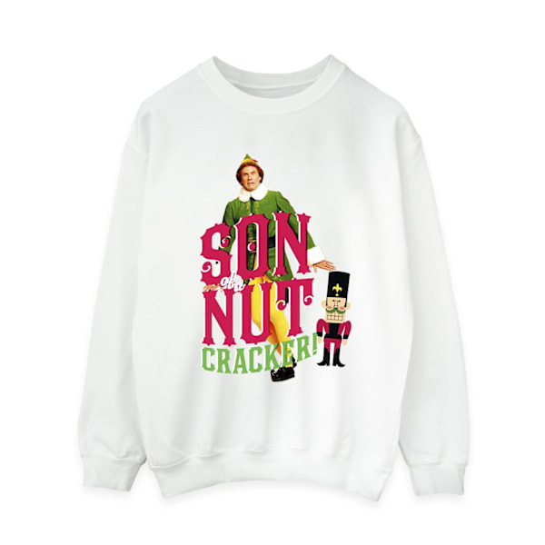Elf Dam/Damer Son Of A Nutcracker Sweatshirt M Vit White M