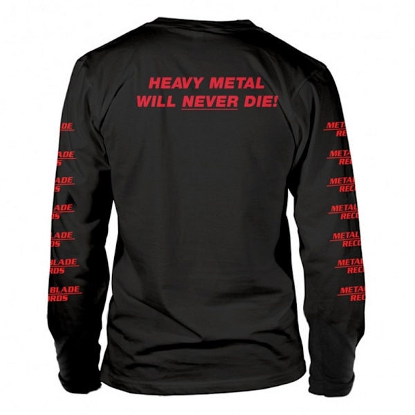 Metal Blade Records Unisex Vuxen Krossade Skallar Långärmad T-shirt Black S