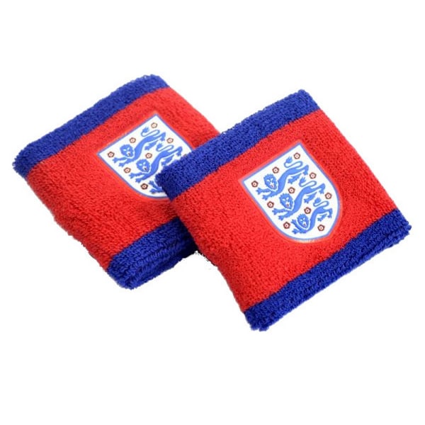 England FA Crest handledsskydd (Set om 2) One Size Röd/Marinblå Red/Navy One Size
