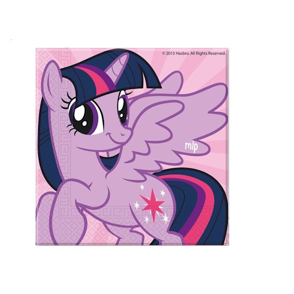 My Little Pony Papperservetter Twilight Sparkle (20-pack) En Purple One Size