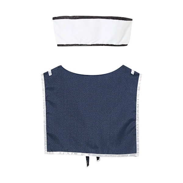 Smiffys Sjömanshatt och Scarfs Set One Size Vit White One Size