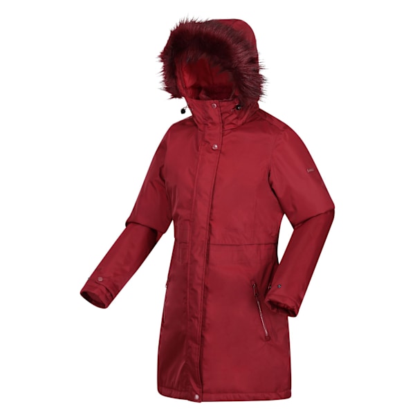 Regatta Dam/Damer Lyanna Faux Fur Trim Parka 16 UK Cabernet Cabernet 16 UK