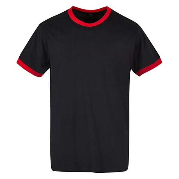 Bygg ditt varumärke herr T-shirt 3XL svart/cityröd Black/City Red 3XL