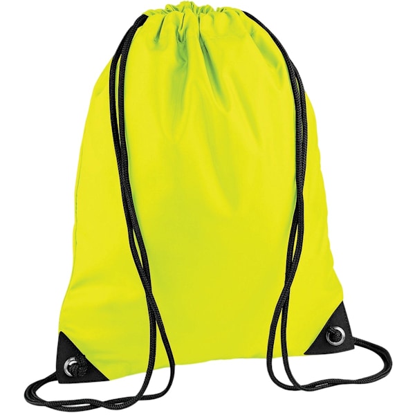 Bagbase Premium Gymsac Vattentät Väska (11 Liter) One Size Fluoresent Yellow One Size
