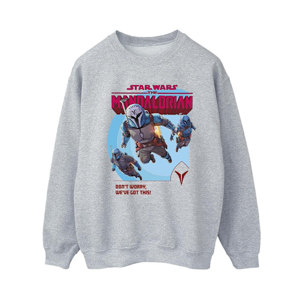 Star Wars Dam/Damer The Mandalorian We´ve Got This Sweatshirt Sports Grey L