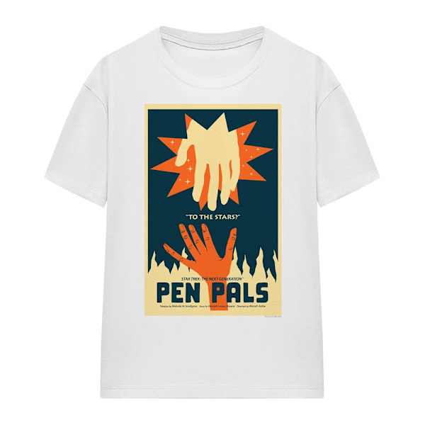 Star Trek Unisex Vuxen The Next Generation Säsong 2 Avsnitt 15 White S