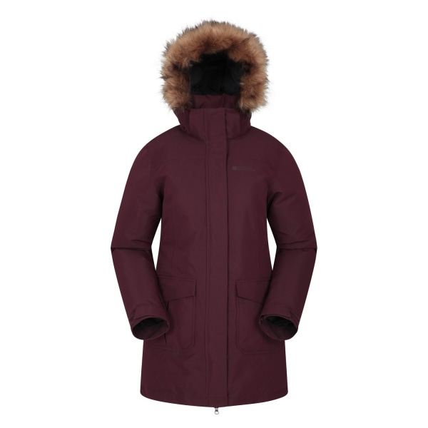 Mountain Warehouse Womens/Ladies Tarka II Long Padded Jacket 8 Burgundy 8 UK