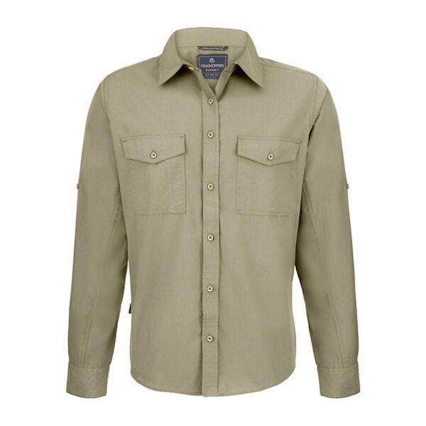 Craghoppers Mens Expert Kiwi Shirt L Pebble Pebble L
