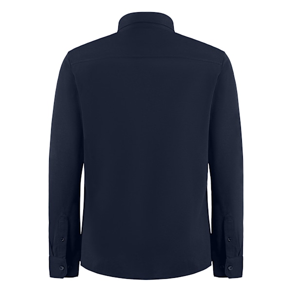 Kustom Kit Herr Pique Formell Skjorta S Marinblå Navy S