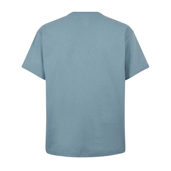 Converse Herr Broderad Logotyp Bomull Avslappnad Passform T-Shirt M Blå Blue M