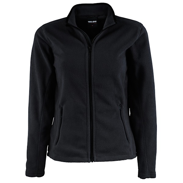 Tee Jays Dam/Dam Full Zip Active Lättviktsfleece Jacka Black M