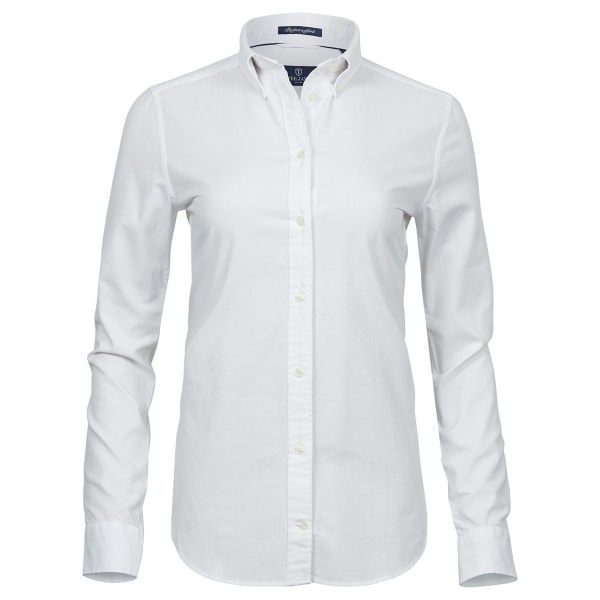 Tee Jays Dam/Dam Perfekt långärmad Oxfordskjorta XL Whit White XL