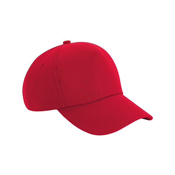 Beechfield Unisex Adult Authentic 5 Panel Cap One Size Classic Classic Red One Size