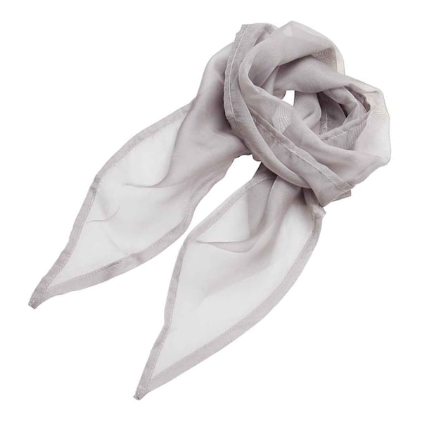 Premier Unisex Vuxen Färger Chiffong Scarf En Storlek Silver Silver One Size