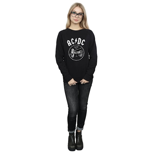 AC/DC Dam/Kvinnor We Salute You Cannon Sweatshirt XL Svart Black XL