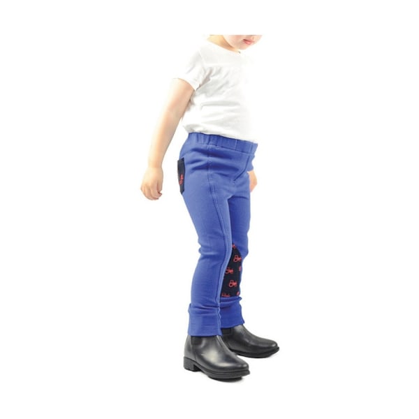 HyPERFORMANCE Tots Tractors Rock Jodhpurs M Marinblå/Röd Traktor Navy/Red Tractor M