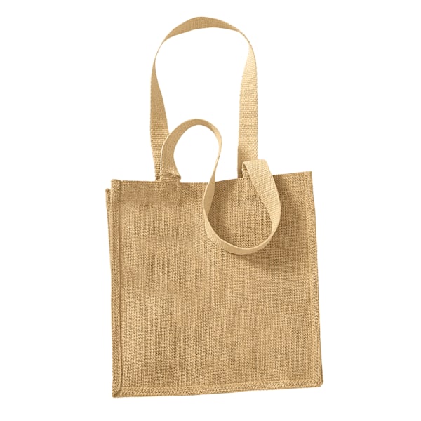 Westford Mill Jute Compact Tote Bag - 10 liter En storlek Natura Natural One Size