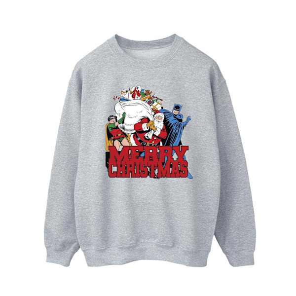 DC Comics Herr Batman God Jul Comic Sweatshirt S Sports Sports Grey S