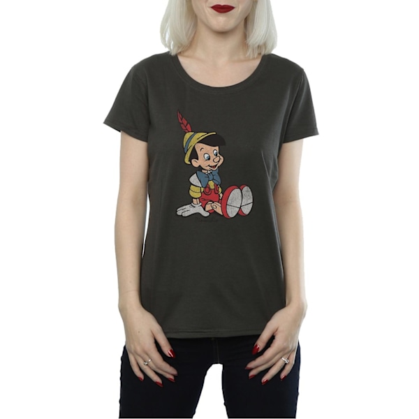 Pinocchio Dam/Dam Classic Heather T-Shirt S Ljus Grafit Light Graphite S